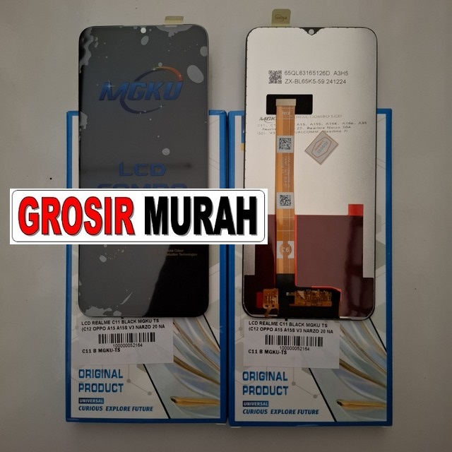 Lcd Realme C11 Black Mgku Ts (c12 Oppo A15 A15s V3 Narzo 20 Narzo 30a C15 Mediatek)