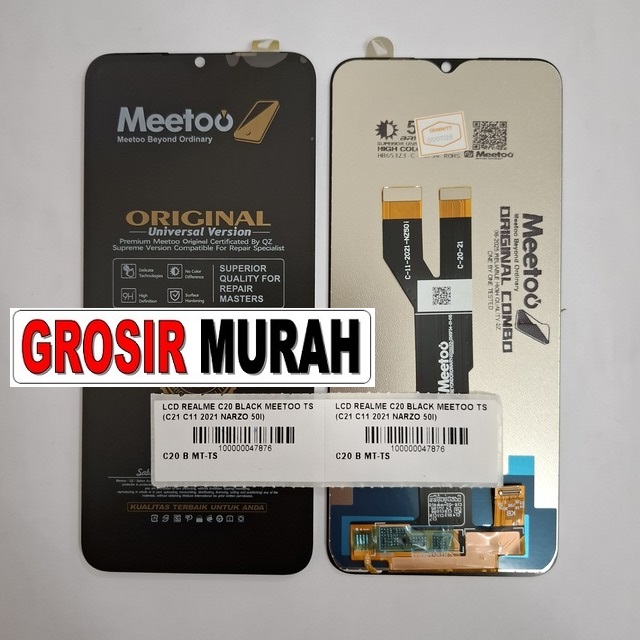 Lcd Realme C20 Black Meetoo Ts (c21 C11 2021 Narzo 50i)