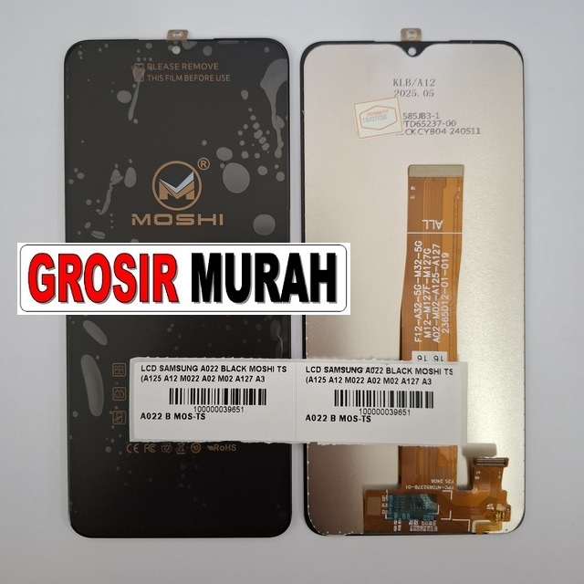Lcd Samsung A022 Black Moshi Ts (a125 A12 M022 A02 M02 A127 A326 M127 F127)