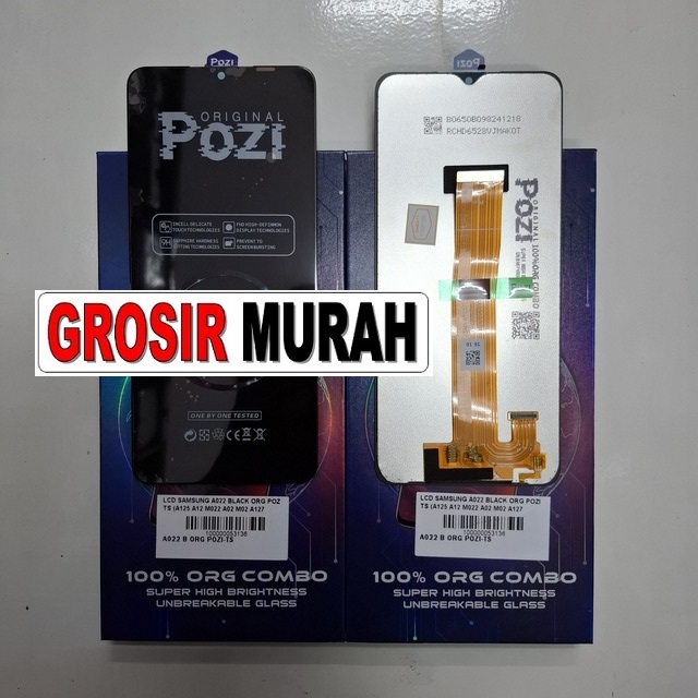 Lcd Samsung A022 Black Org Pozi Ts (a125 A12 M022 A02 M02 A127 A326 M127 F127)