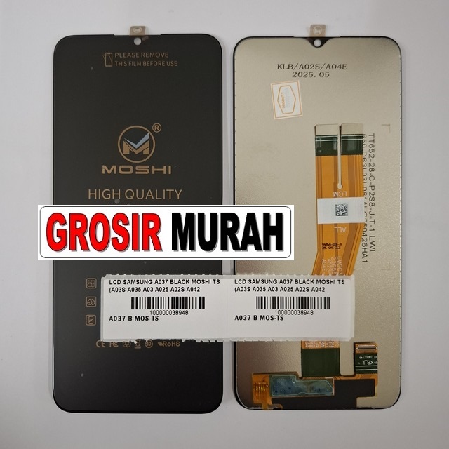 Lcd Samsung A037 Black Moshi Ts (a03s A035 A03 A025 A02s A042 A04e)