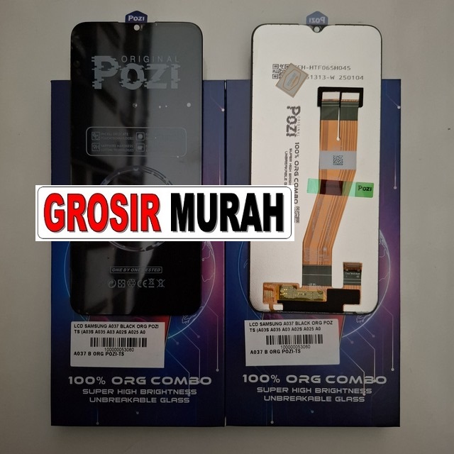 Lcd Samsung A037 Black Org Pozi Ts (a03s A035 A03 A02s A025 A042 A04e)