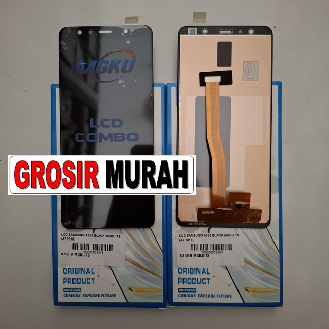Lcd Samsung A750 Black Mgku Ts (a7 2018)
