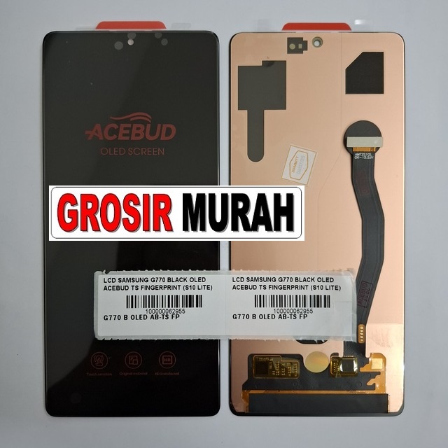 LCD Samsung G770 OLED Acebud Fingerprint Galaxy S10 Lite