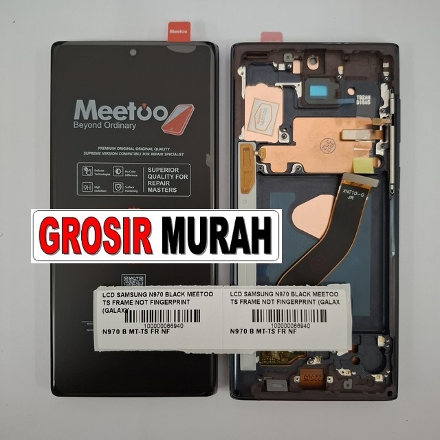 LCD Samsung Note 10 N970 Meetoo Frame No Fingerprint