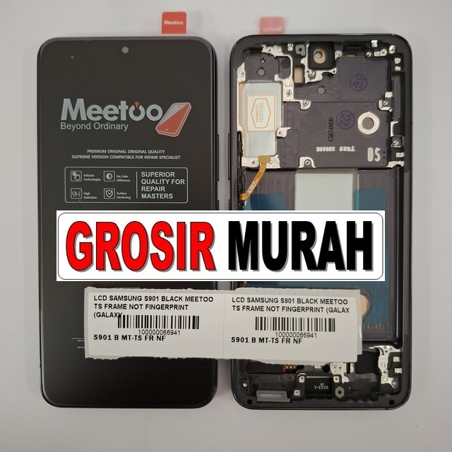 LCD Samsung S901 Galaxy S22 5G Meetoo Frame Tanpa Fingerprint