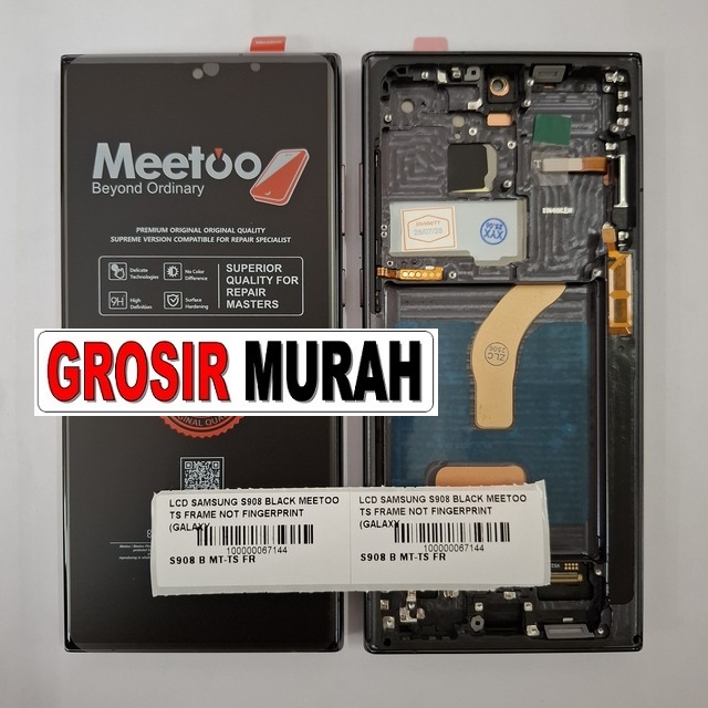 LCD Samsung S908 Meetoo Frame Not Fingerprint Galaxy S22 Ultra 5G