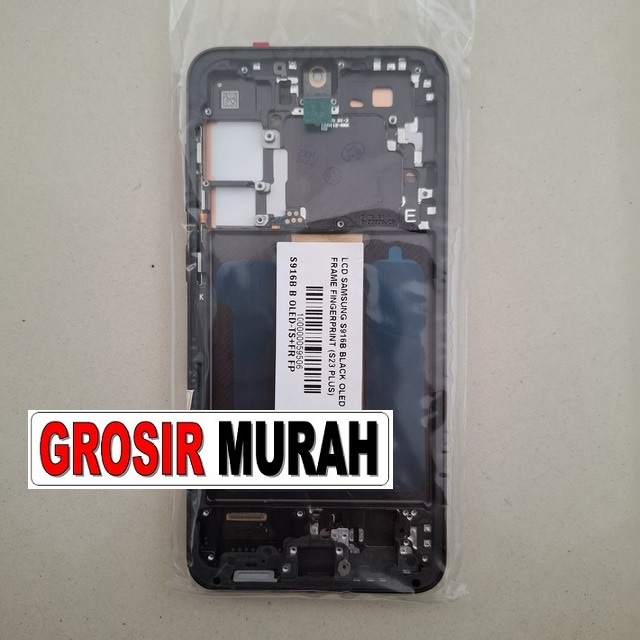 Lcd Samsung S916b Black Oled Ts Frame Fingerprint (s23 Plus)