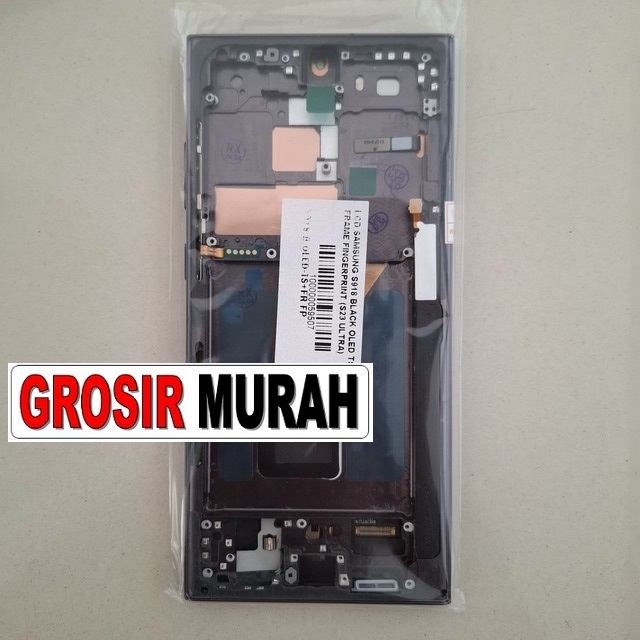 Lcd Samsung S918 Black Oled Ts Frame Fingerprint (s23 Ultra)