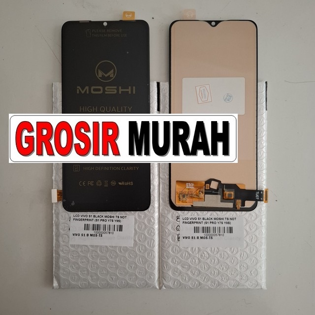 Lcd Vivo S1 Black Moshi Ts Not Fingerprint (s1 Pro Y7s Y9s)