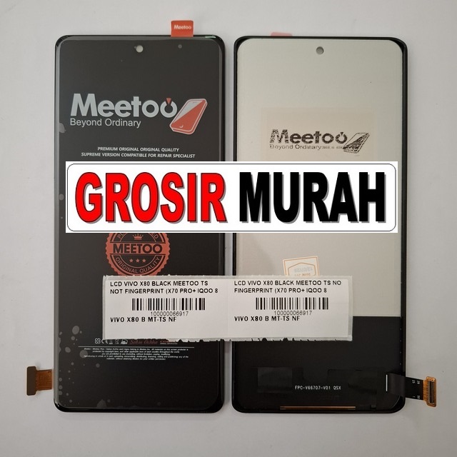 LCD Vivo X80 Meetoo Non Fingerprint