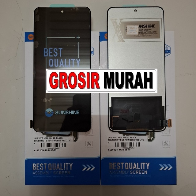 Lcd Vivo Y100 Idn 4g Black Sunshine Ts Not Finger ( V30 Lite V40 Lite Y200 5g V29e 5g T3 5g Y100 Idn