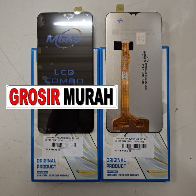 Lcd Vivo Y17 Black Mgku Ts (y12 Y3 Y15 2019 Y12i Y11 U3x U10)