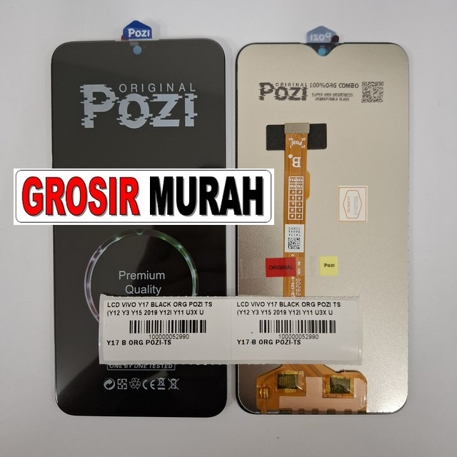 Lcd Vivo Y17 Black Org Pozi Ts (y12 Y3 Y15 2019 Y12i Y11 U3x U10)