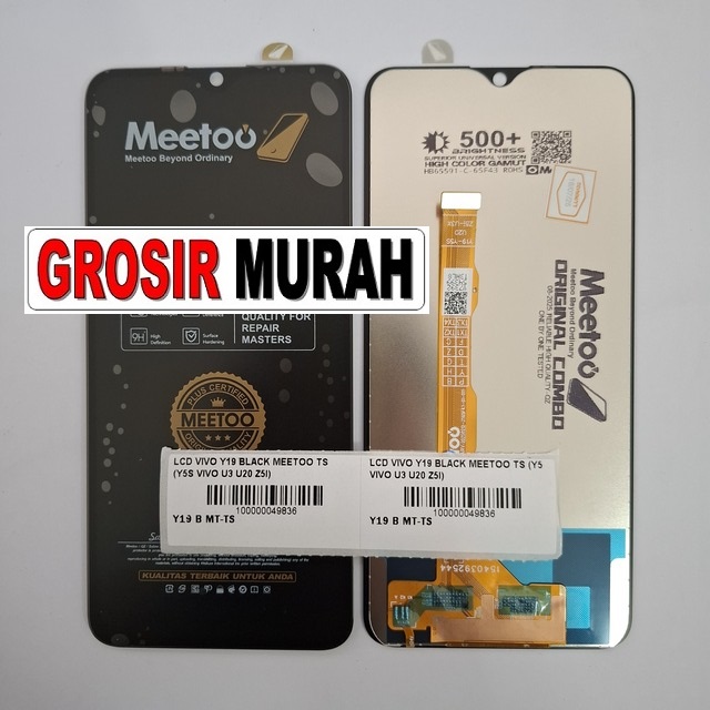 Lcd Vivo Y19 Black Meetoo Ts (y5s Vivo U3 U20 Z5i)