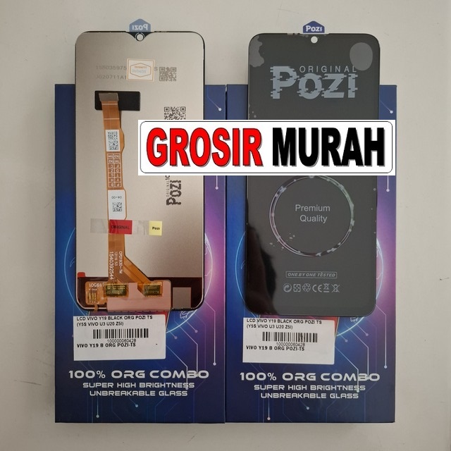 Lcd Vivo Y19 Black Org Pozi Ts (y5s Vivo U3 U20 Z5i)