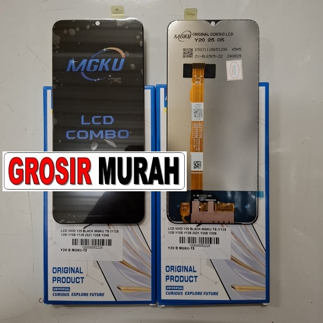 Lcd Vivo Y20 Black Mgku Ts (y12s Y20i Y15s Y12s 2021 Y20s Y20sg Y21a Y12a Y3s Y01 Y11s Y20t)