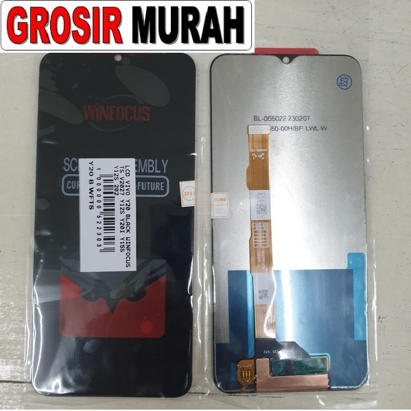 Lcd Vivo Y20 Black Winfocus Ts (y12s Y20i Y15s Y12s 2021 Y20s Y20sg Y21a Y12a Y3s Y01 Y11s Y20t)