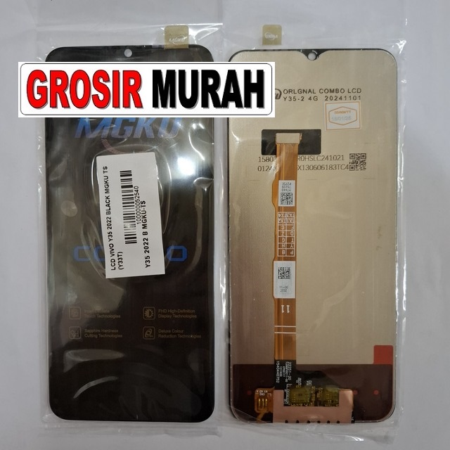 Lcd Vivo Y35 2022 Black Mgku Ts (y33t)