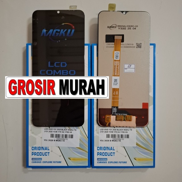 Lcd Vivo Y51 2020 Black Mgku Ts (y31 2020 Y53s Y76 5g Y76s 5g Y51a Y55s 5g Y31s Y75 Y56)