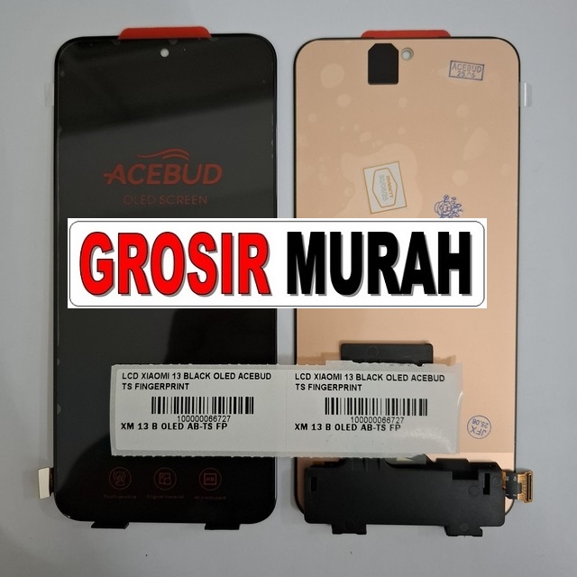 Lcd Xiaomi 13 Black Oled Acebud Ts Fingerprint