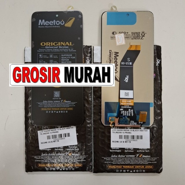 Lcd Xiaomi Redmi 10 Black Meetoo Ts (redmi 10 2022 Redmi 10 Prime)