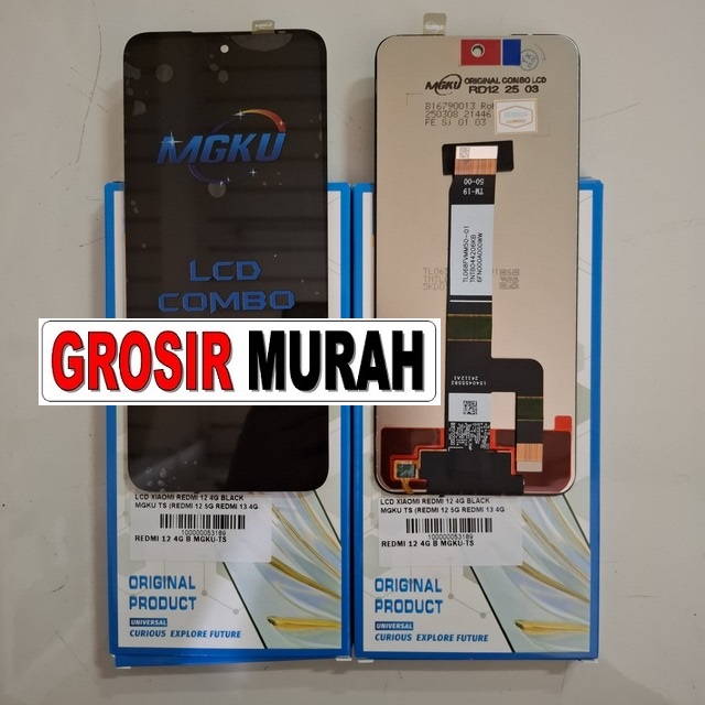 Lcd Xiaomi Redmi 12 4g Black Mgku Ts (redmi 12 5g Redmi 13 4g 5g Note 12r Note 13r Poco M6 4g M6 Pro