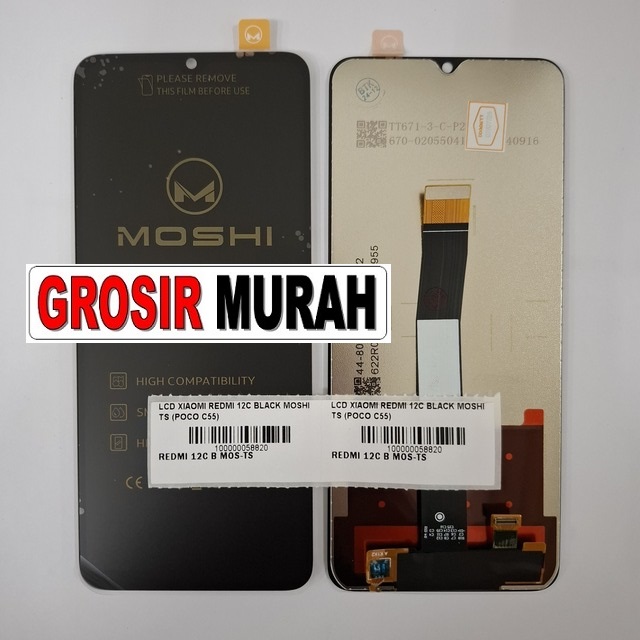 Lcd Xiaomi Redmi 12c Black Moshi Ts (poco C55)
