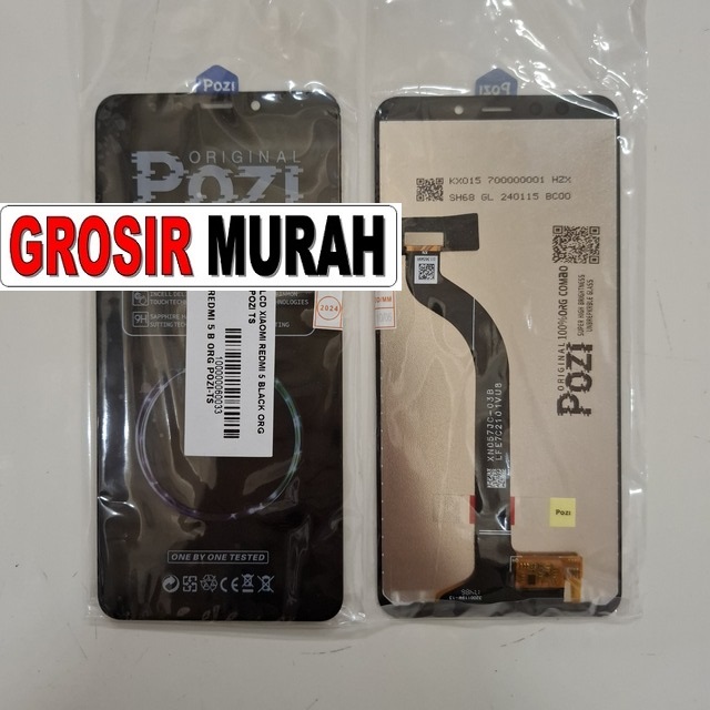 Lcd Xiaomi Redmi 5 Black Org Pozi Ts