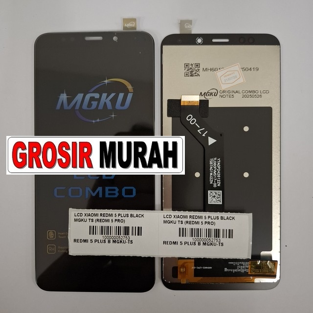 Lcd Xiaomi Redmi 5 Plus Black Mgku Ts (redmi 5 Pro)