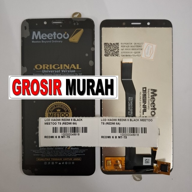 Lcd Xiaomi Redmi 6 Black Meetoo Ts (redmi 6a)