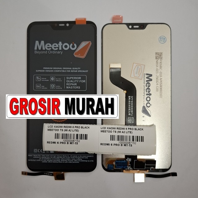LCD Xiaomi Redmi 6 Pro Kompatibel Mi A2 Lite