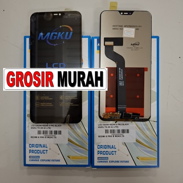 Lcd Xiaomi Redmi 6 Pro Black Mgku Ts (mi A2 Lite)