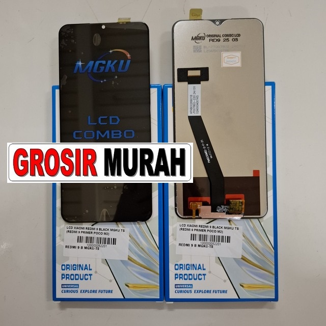 Lcd Xiaomi Redmi 9 Black Mgku Ts (redmi 9 Prime Poco M2)