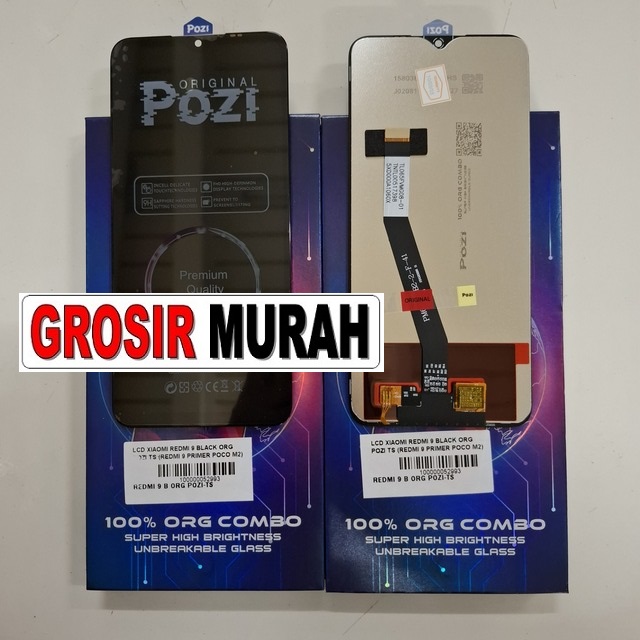 Lcd Xiaomi Redmi 9 Black Org Pozi Ts (redmi 9 Prime Poco M2)