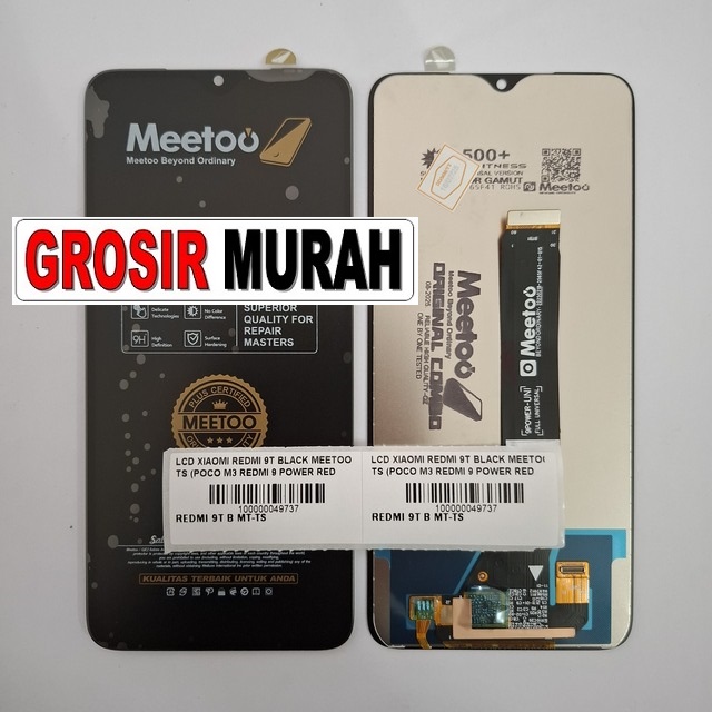 Lcd Xiaomi Redmi 9t Black Meetoo Ts (poco M3 Redmi 9 Power)