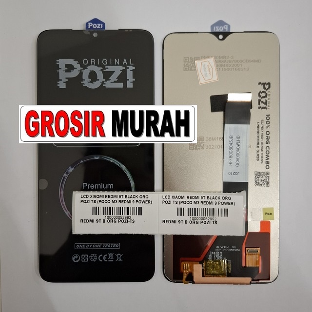 Lcd Xiaomi Redmi 9t Black Org Pozi Ts (poco M3 Redmi 9 Power)