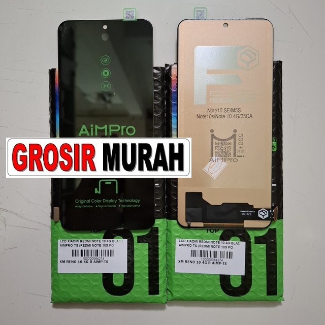 Lcd Xiaomi Redmi Note 10 4g Black Aimpro Ts (redmi Note 10s Poco M5s)