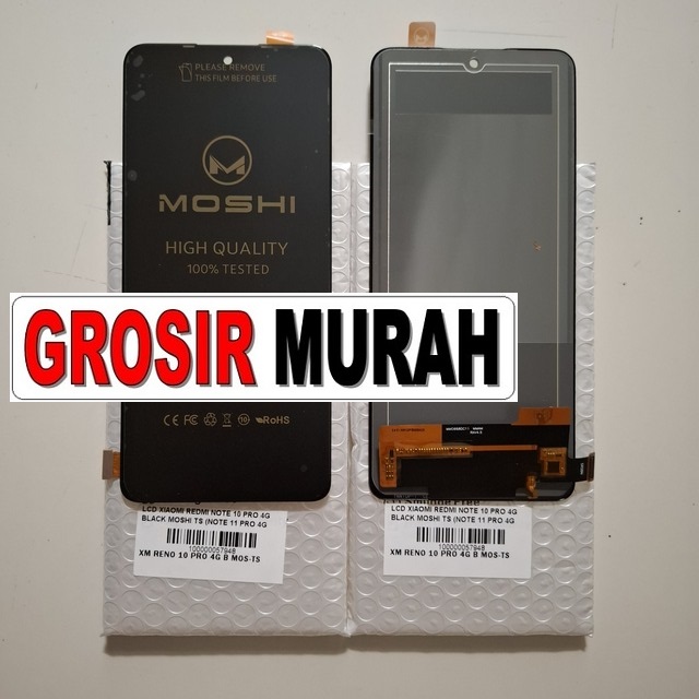 Lcd Xiaomi Redmi Note 10 Pro 4g Black Moshi Ts (note 11 Pro 4g 5g Note 12 Pro 4g Poco X4 Pro 5g)