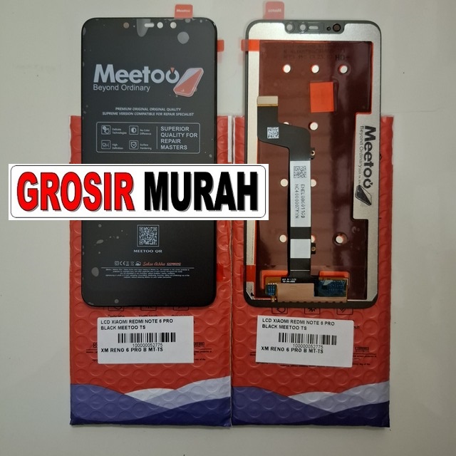 Lcd Xiaomi Redmi Note 6 Pro Black Meetoo Ts