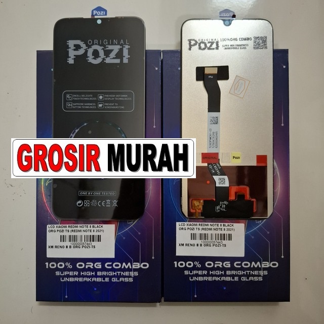 Lcd Xiaomi Redmi Note 8 Black Org Pozi Ts (redmi Note 8 2021)