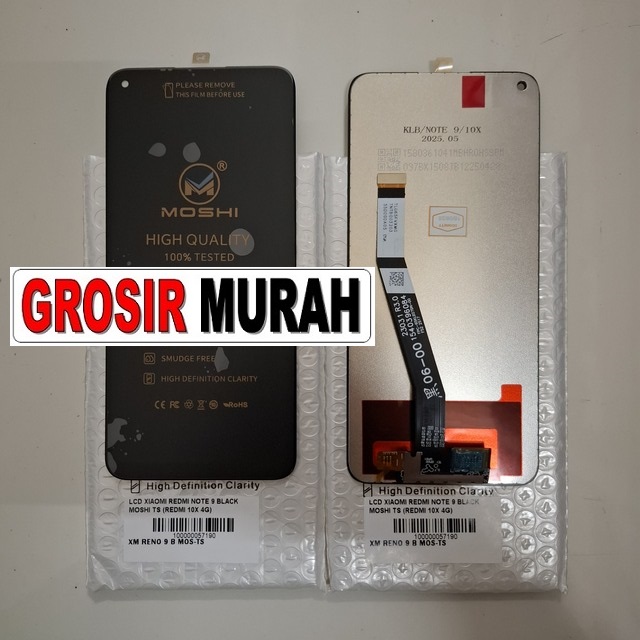 Lcd Xiaomi Redmi Note 9 Black Moshi Ts (redmi 10x 4g)