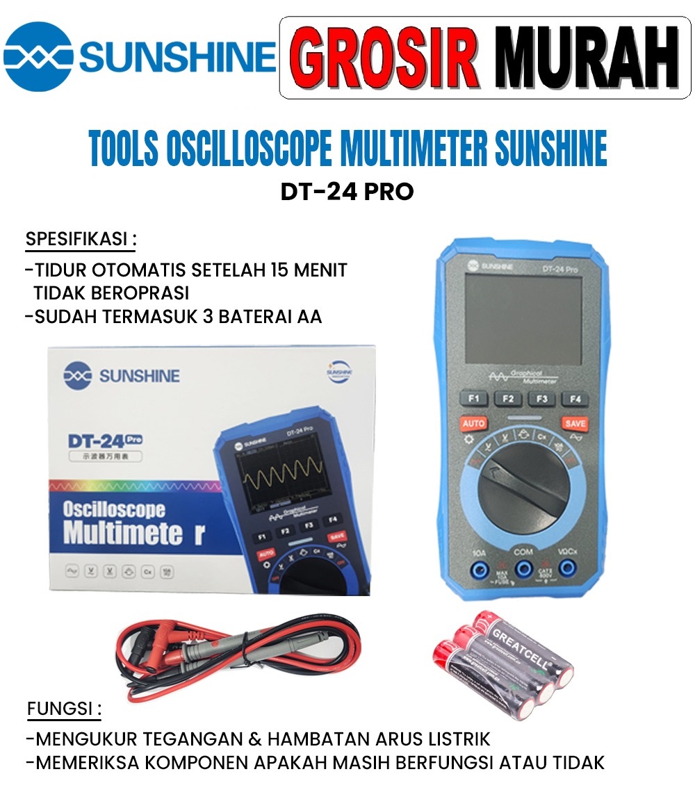 Tool Oscilloscope Multimeter Sunshine Dt-24 Pro