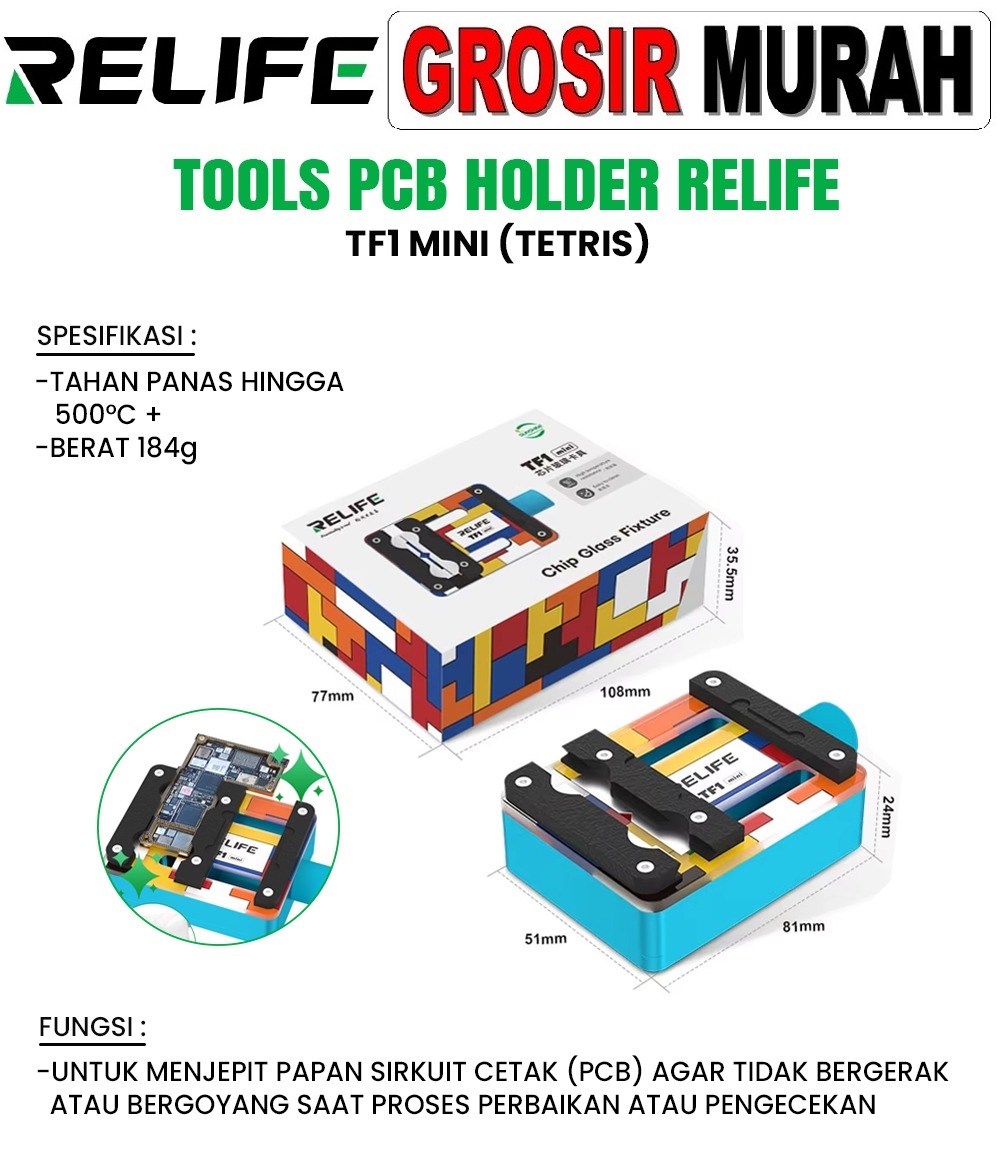 Tool Pcb Holder Relife Tf1 Mini (tetris)