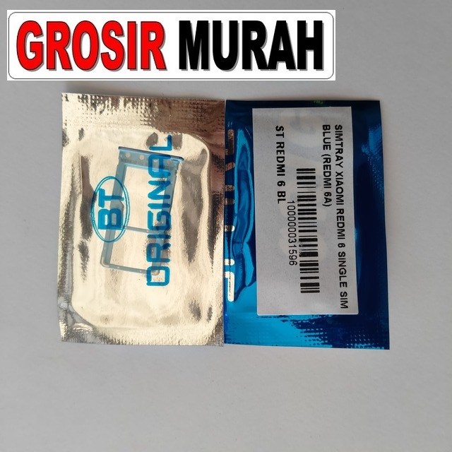 Simtray Xiaomi Redmi 6 Single Sim Blue (redmi 6a)