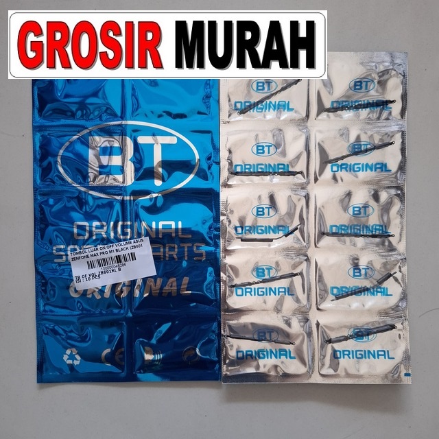 Tombol Luar On Off Volume Asus Zenfone Max Pro M1 Black (zb601kl Zb602kl)