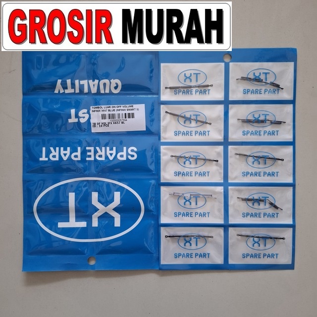 Tombol Luar On Off Volume Infinix X657 Blue (infinix Smart 5)