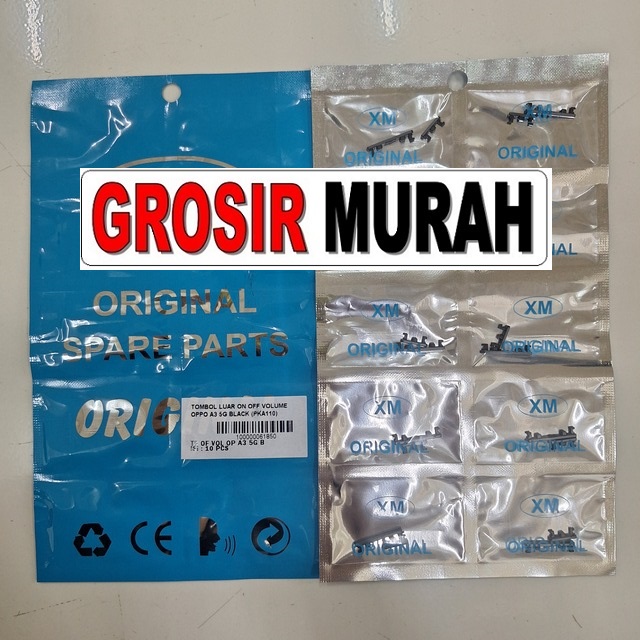 Tombol Luar On Off Volume Oppo A3 5g Black (pka110)