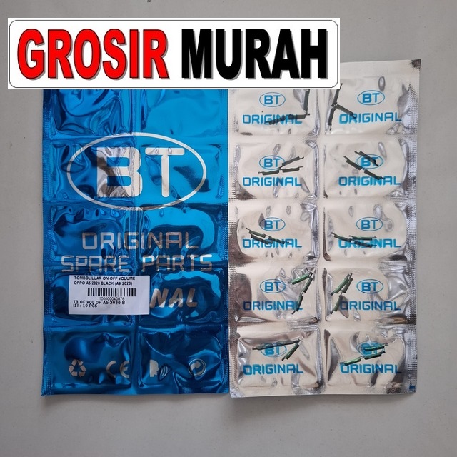 Tombol Luar On Off Volume Oppo A5 2020 Black (a9 2020)