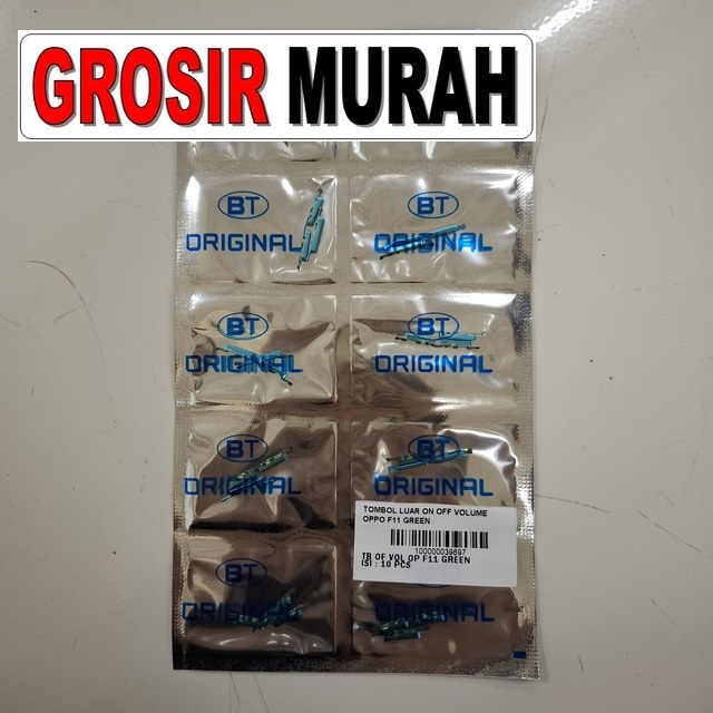Tombol Luar On Off Volume Oppo F11 Green